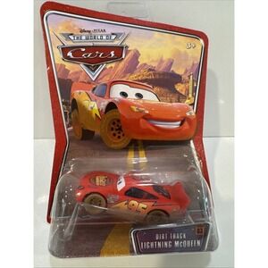 Dirt Track Lighting McQueen 95 Disney Pixar World Of Cars #3 Mattel 1:55